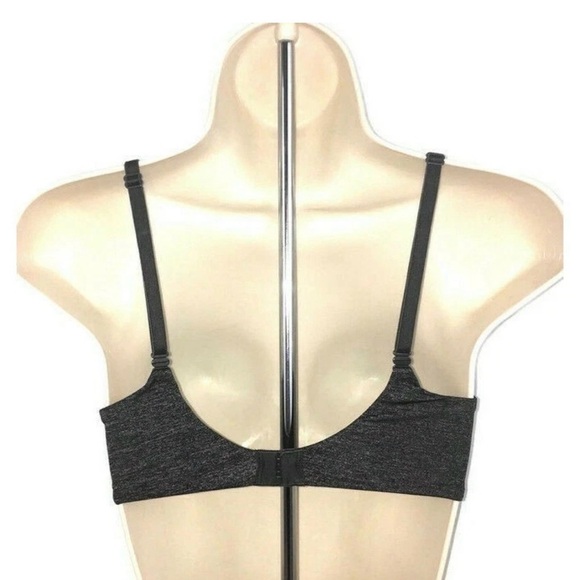 Victoria's Secret Women's Uplift Semi Demi Bra 32D Patted Gray Metallic Look - Picture 4 of 4